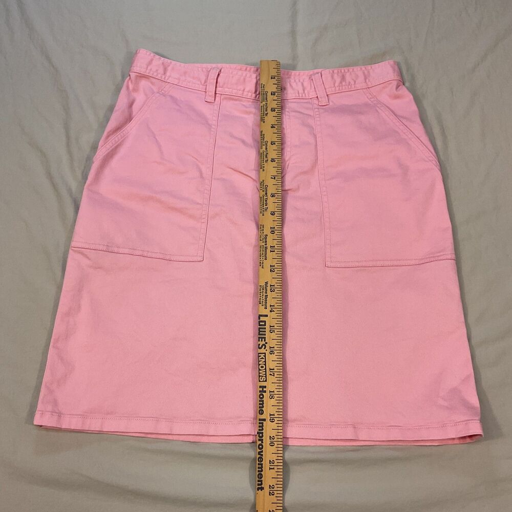 Ralph Lauren Pink Cotton Stretch Skirt Women’s Size 6 Preppy Casual Resort Golf - Picture 12 of 13